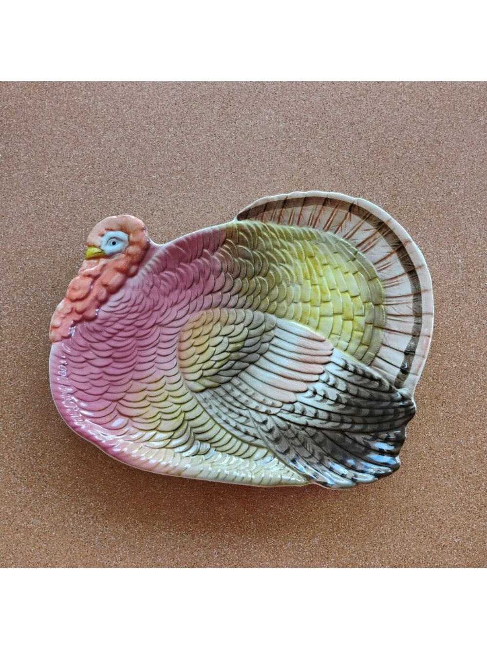 Vintage Otagiri Japan Turkey Platter 11” Thanksgiving Serving Tray Fall Decor